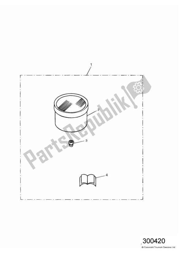 All parts for the Analogue Clock Kit of the Triumph America Carburettor 790 2002 - 2007